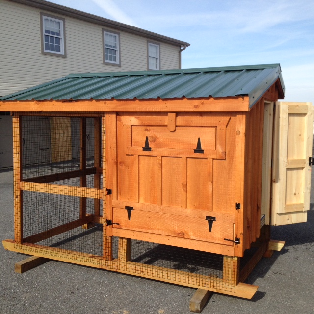 4×4 Chicken Coop with Run | Amish Built Chicken Coops